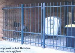 Fence and Small gate Hoboken price/meter from 234,00 euro